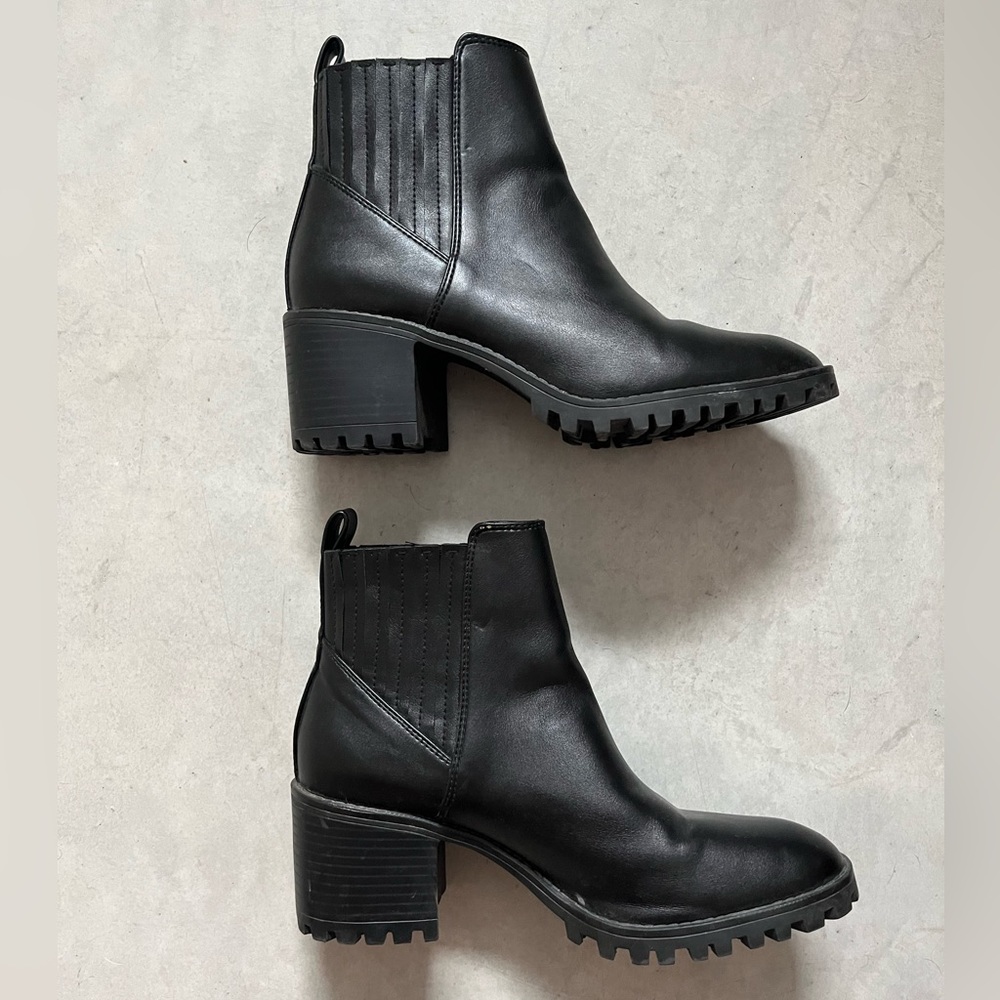 Zara black booties